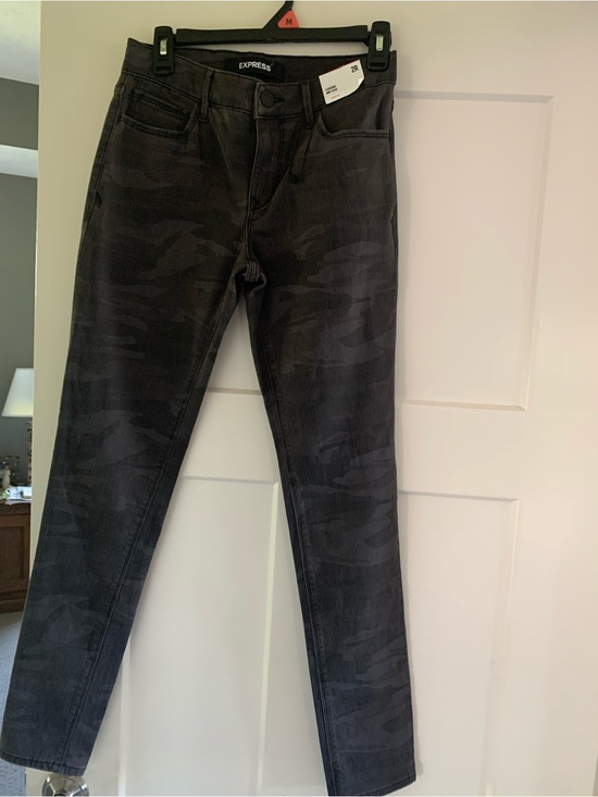 Express Denim - Express New With Tag Dark Camo Skinny Jeans